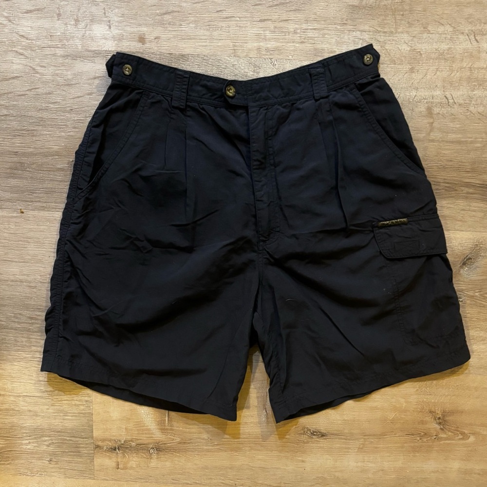 Vintage Royal Robbins Pleated Nylon Performance Shorts